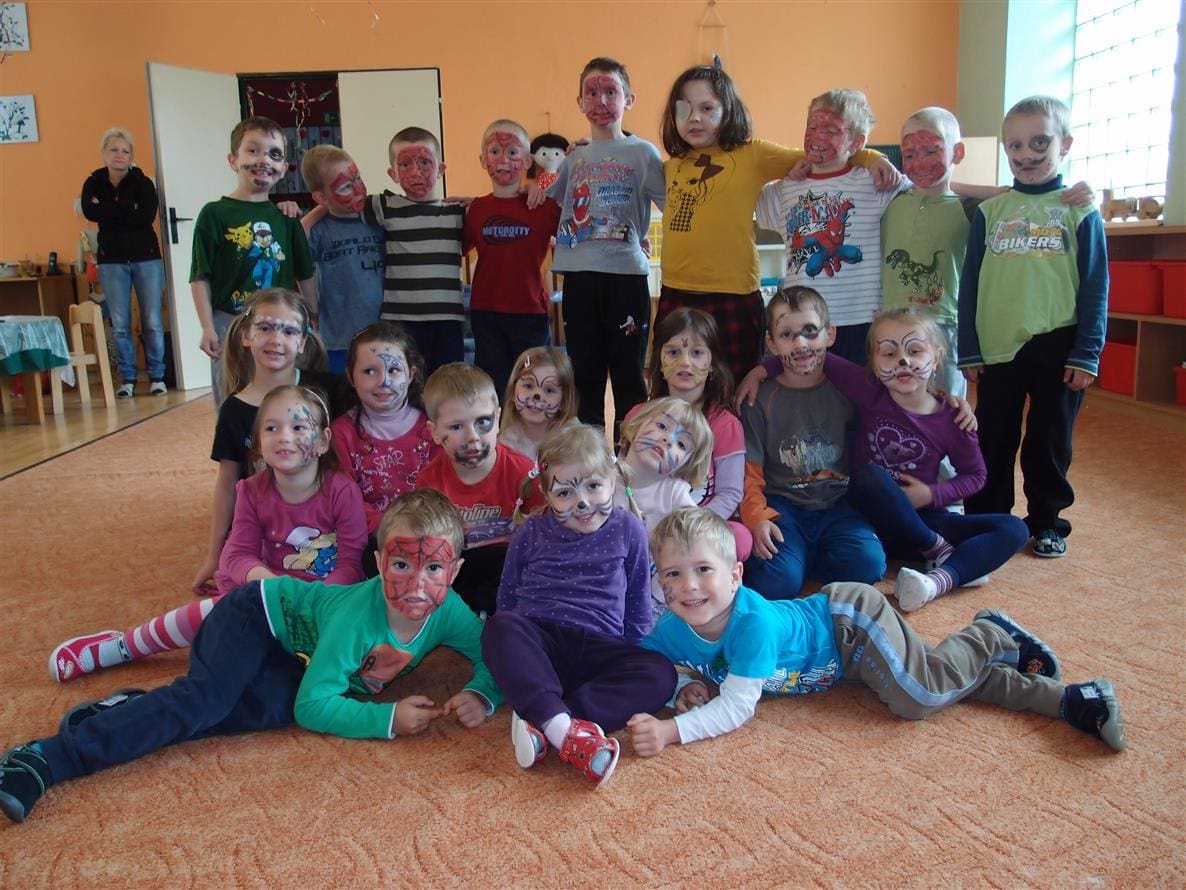 Společné foto dětí, Dětský den v MŠ, 2013