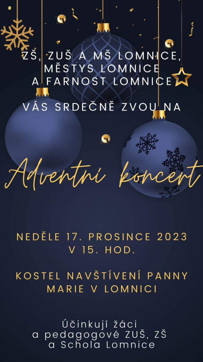 Adventní koncert Lomnice