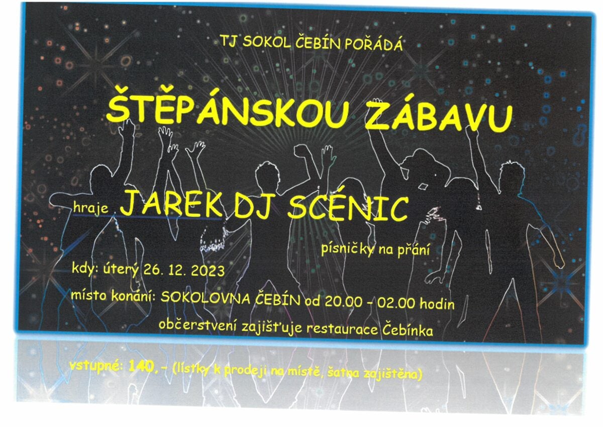 Štěpánská zábava v Čebíně