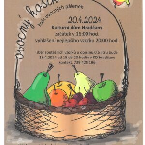 Ovocný košík v Hradčanech 20.4.2024