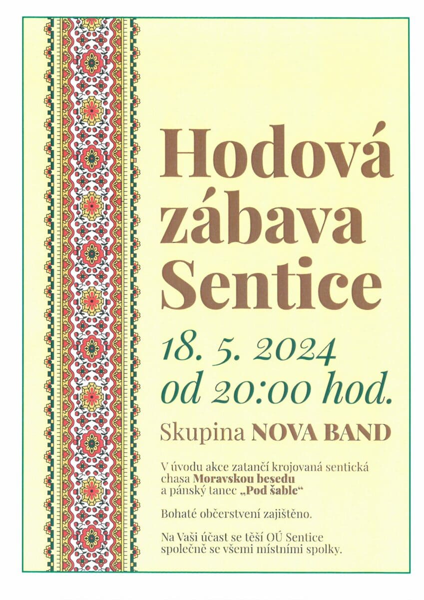 Hodová zábava v Senticích