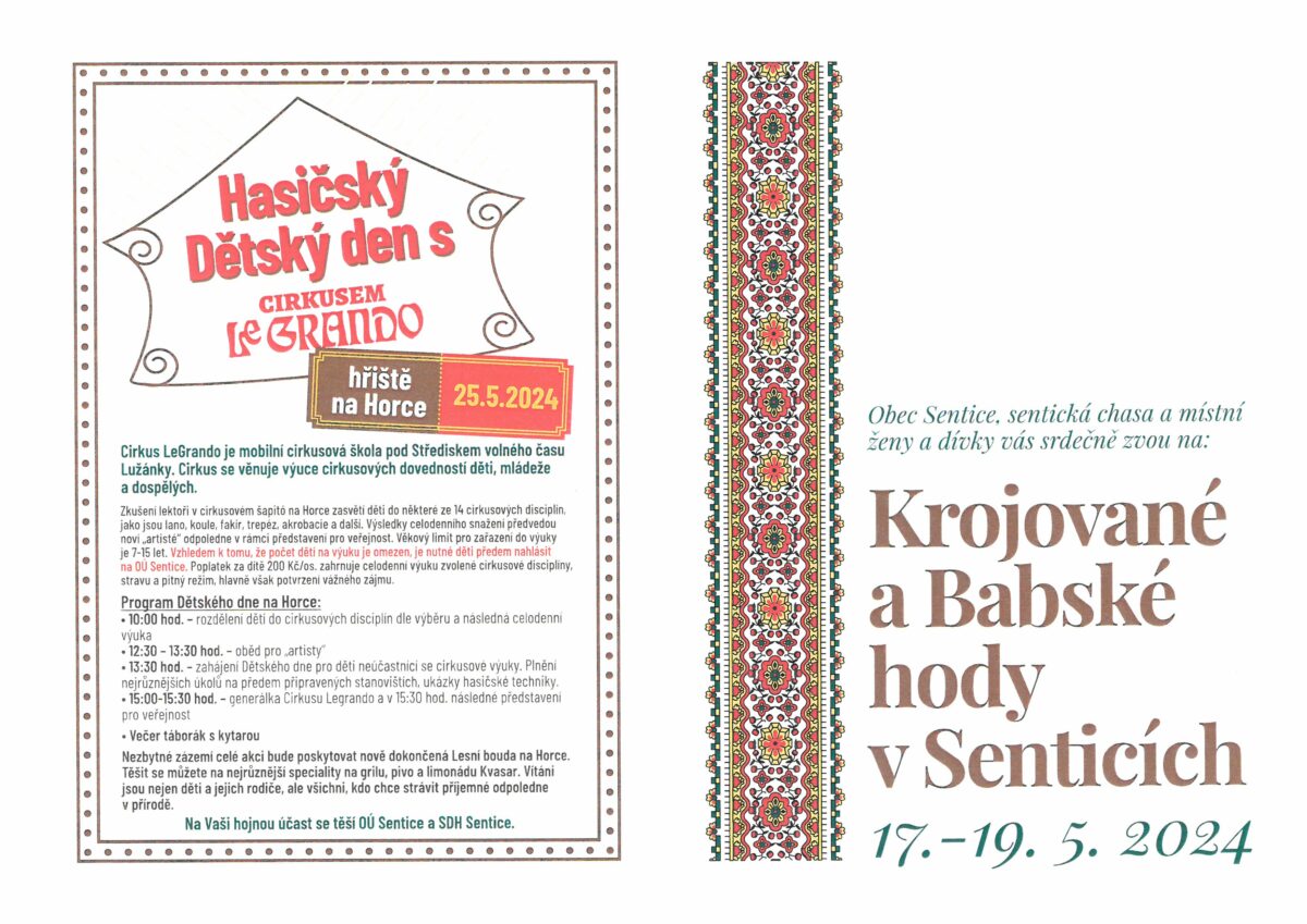 Krojované a babské hody v Senticích, 1