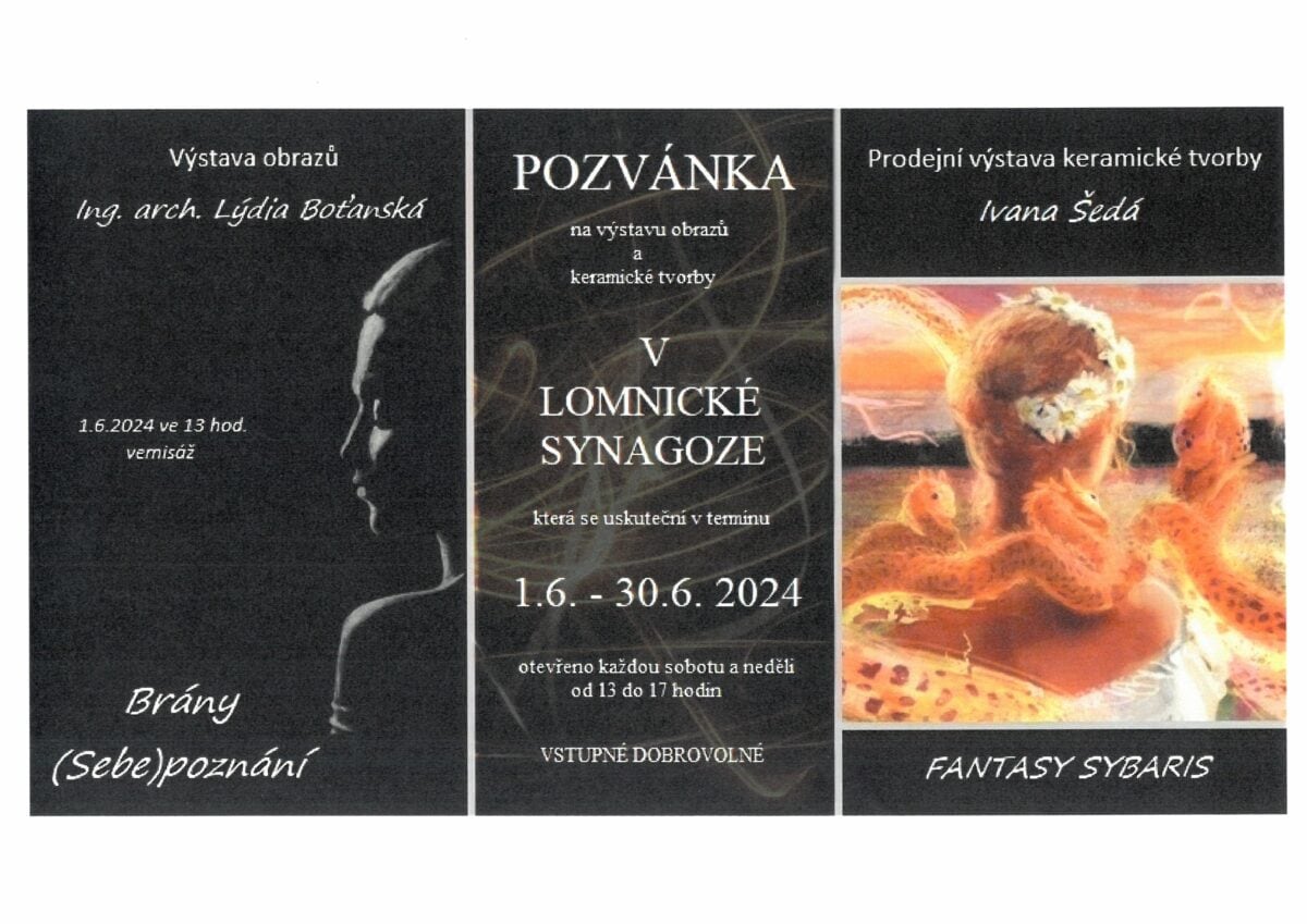 Výstava obrazů v Lomnici