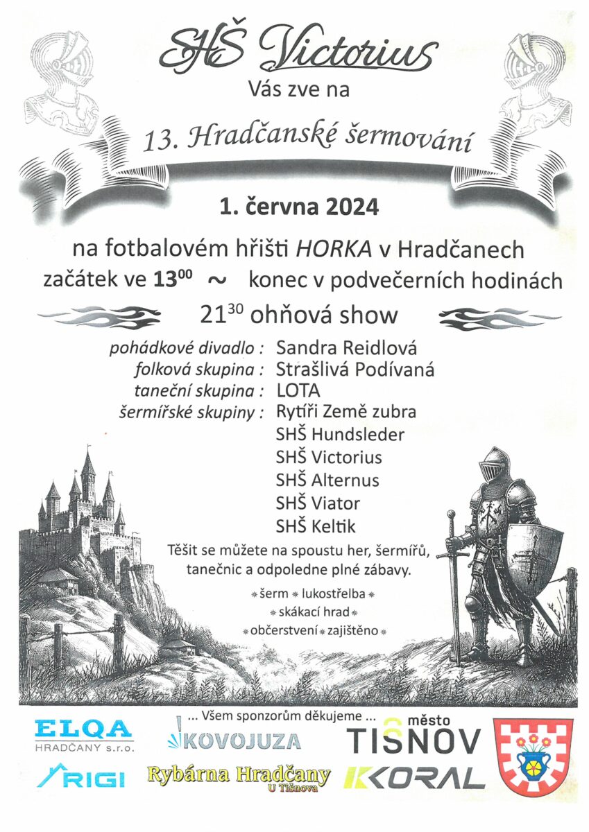 Hradčanské šermování 1.6.2024