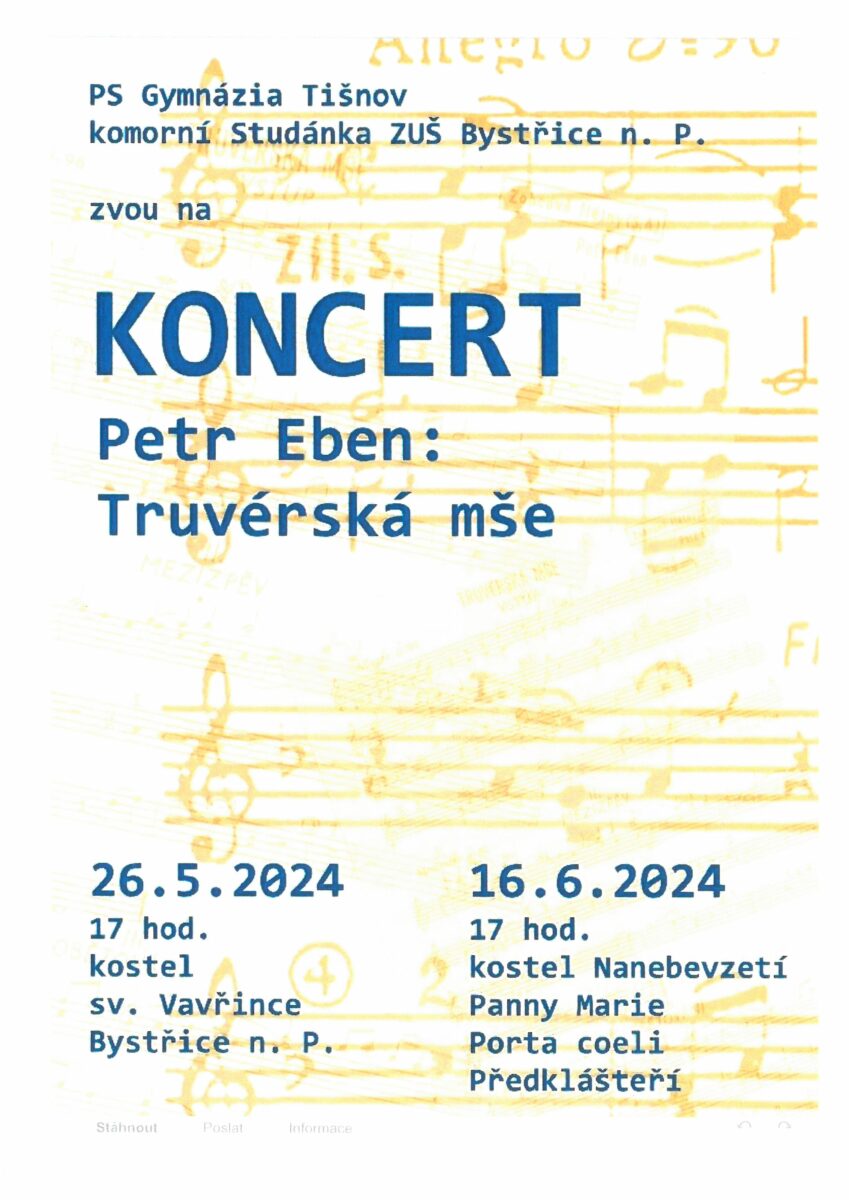 Koncert v Tišnově