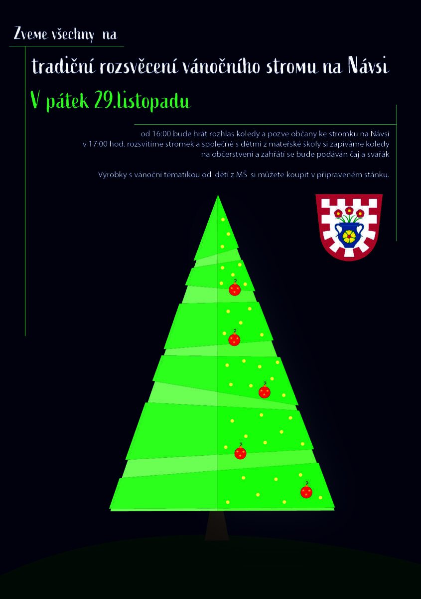 Rozsvícení vánočního stromu na Návsi