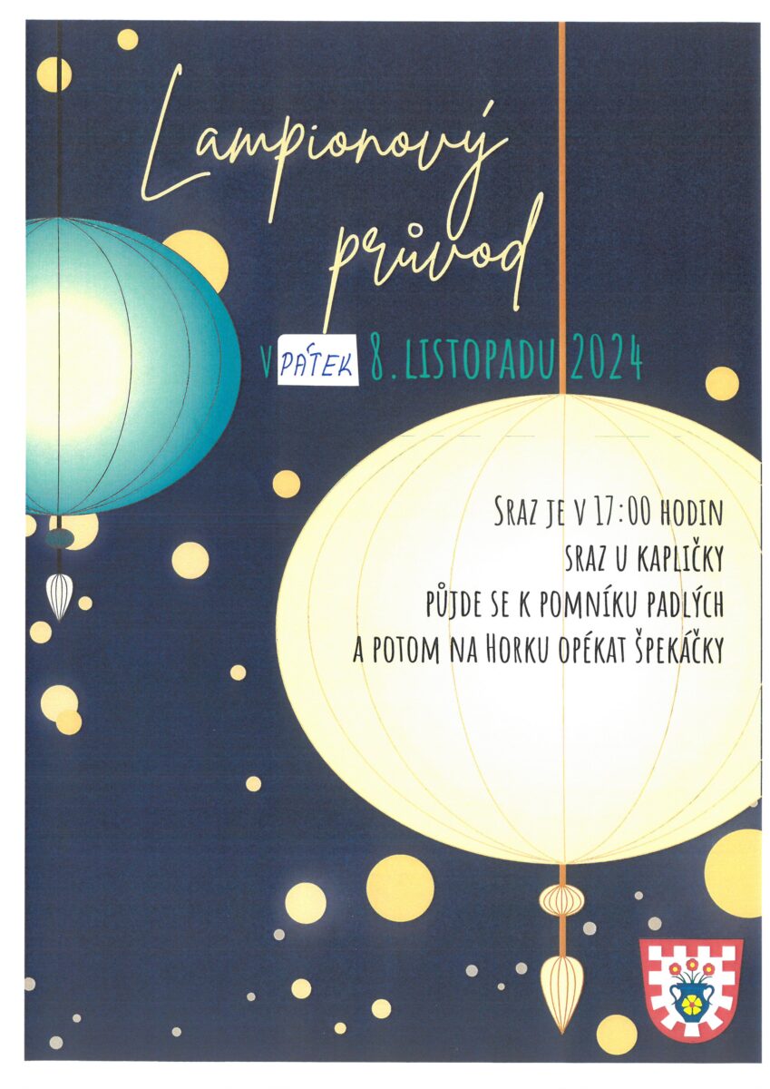 Lampionový průvod 8.11.2024