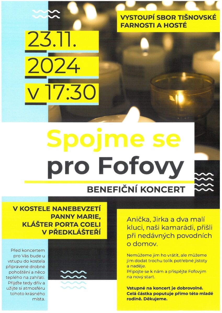 Benefiční koncert, Spojme se pro Fofovy