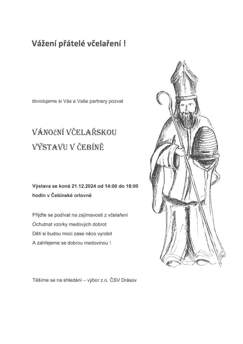 Vánoční včelařská výstava v Čebíně