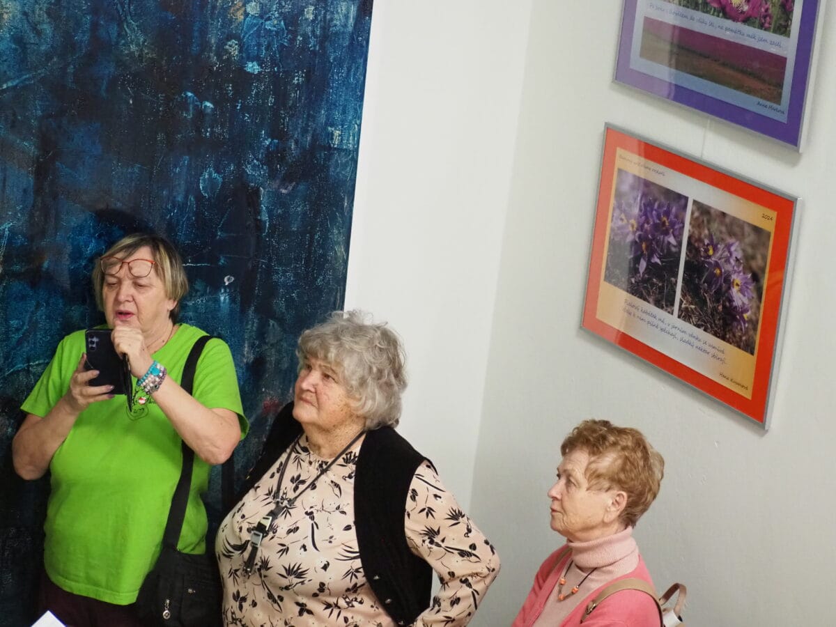 Zahájení výstavy, Barevný svět roskařů