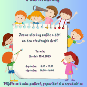 Den otevřených dveří MŠ Hradčany