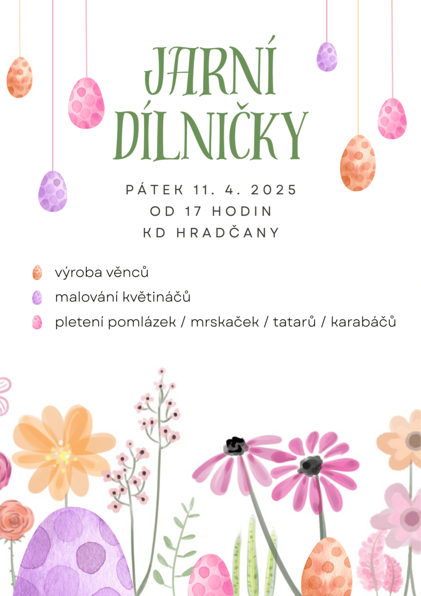 Jarní dílničky 11.4.2025