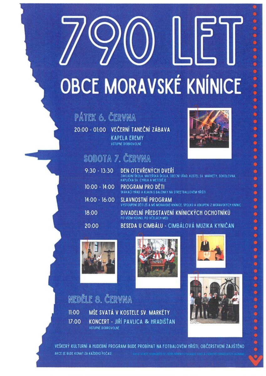 Moravské Kninice, oslava obce 790 let