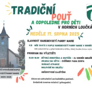 Tradiční pouť a odpoledne pro děti v Horních Loučkách