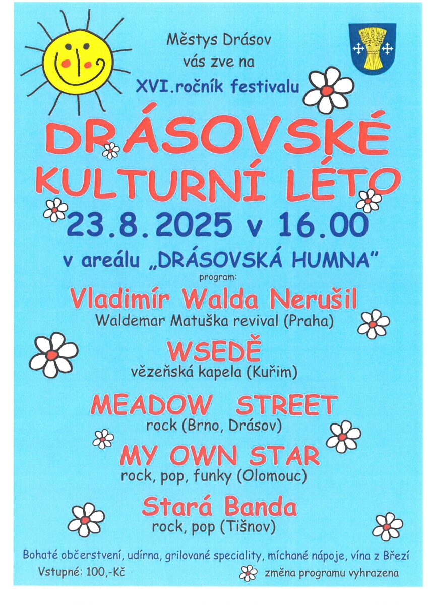 Drásovské kulturní léto 23.8.2025