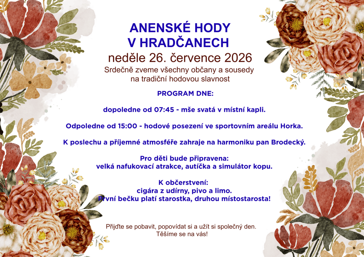 Anenské hody 2026